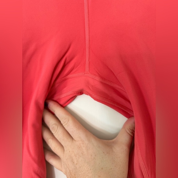 Lululemon High Rise Align Leggings Coral Raspberry Cream in size 8 - Picture 5 of 7